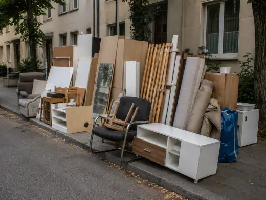 Abholung schwerer Schränke und Sofas richtig vorbereiten