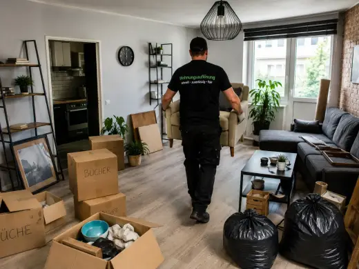 Haushalt nach Auszug auflösen und Möbel entsorgen