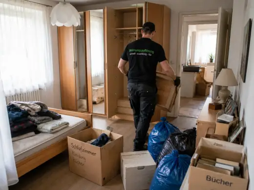 Wohnung in Essen nach Todesfall räumen und Nachlass sortieren