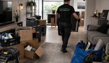 Wohnungsauflösung bei komplett zugestellten Räumen