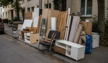 Sperrmüllabholung mit Heraustragen schwerer Möbel