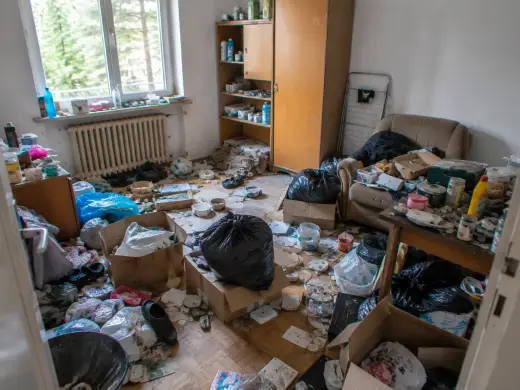 Extremreinigung in stark verwahrlosten Mietwohnungen