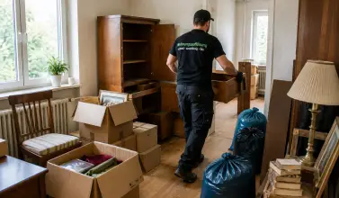 Wohnungsauflösung nach Räumung einer Obdachlosenunterkunft in Essen