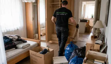 Wohnungsauflösung in Sprockhövel bei blockierten Fluren und Zugängen