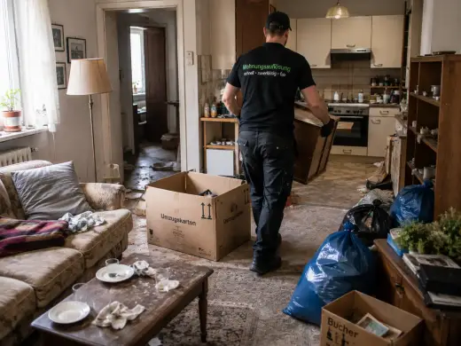 Wie lange dauert das Leeren einer kompletten Wohnung?